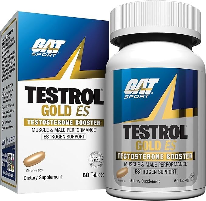 G-A-T SPORT Testrol Gold ES, Tribulus, DIM, Zinc, Longjack, Fenugreek, Saw Palmetto, Estrogen Balance, 60 Tablets 